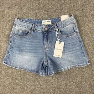 GoGo Jeans Shorts Womens Junior 7/28 Mid Rise Denim A Line Short Premium Soft